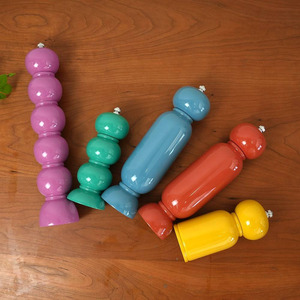 Molino de Sal y Pimienta de Laca Hecho a Mano, Color Personalizado 	 Molinillo Manual de Sal y Pimienta para Cocina, de Vietnam, al por Mayor - Product Image 5