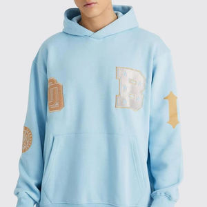 เสื้อฮู้ดดี้พิมพ์ลายสกรีนสำหรับผู้ชาย ทรงปกติ น้ำหนักเบา/หนัก ผ้าฝ้ายผสมขนแกะ ปรับแต่งได้ตามต้องการ - Product Image 1