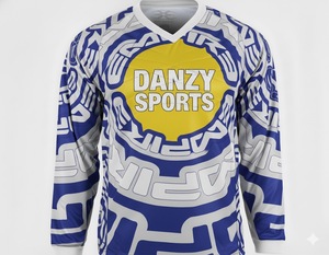 DANZY SPORTS Créez votre propre logo Prix bas Meilleures ventes Maillots de paintball Qualité supérieure Spandex/Polyester/Coton Fabrication - Product Image 1