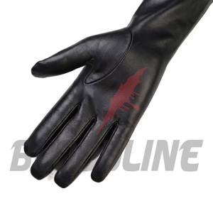 Leather Breathable Eco-Friendly Thermal <b>Touchscreen</b> <b>Gloves</b> Wrist Length Sporty Outdoor Use Black Unlined Spring Summer - Product Image 1