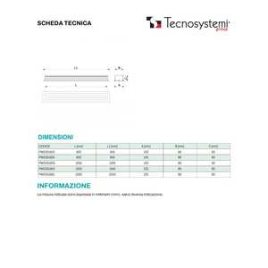 Difusor Lineal Retráctil Ajustable Tecnosystemi, Rejilla de Aluminio de 2 Ranuras, Diseño Minimalista, Hecho en Italia - Product Image 4
