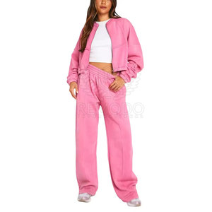 Comfortable Acid Wash Tracksuit Set for <b>Women</b> Matching Hoodie and <b>Jogger</b> Acid Wash Tracksuit In Stock - Product Image 1