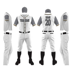 Uniforme de béisbol Ropa de béisbol y softbol Nueva llegada Conjuntos de camisas y pantalones de poliéster 100% hechos a medida de alta calidad - Product Image 1
