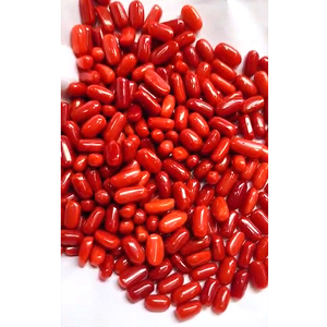 ปะการังอิตาลีธรรมชาติขนาด8มม. ถึง10มม. 125ชิ้นทรงหลังเบี้ยทรงสี่เหลี่ยม251 CTS ล็อตหนึ่งในนั้นมีคุณภาพดีพลอยแท้ราคา288 $ เรา - Product Image 1