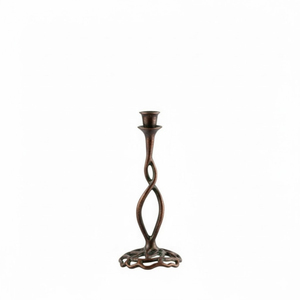 Luxurious Silver Metal <b>Taper</b> <b>Candle</b> Holders For Wedding Table Centerpieces Polished Aluminium Candlestick Holders Home Decor - Product Image 3