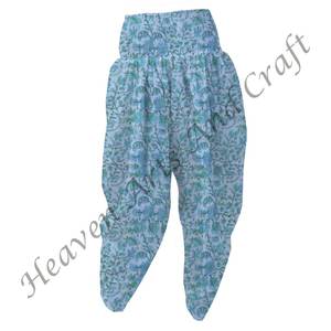 High Quality Hand Block Print Indian Floral Nightwear Pajama For <b>Women</b> Cotton Patiala <b>Pants</b> Comfort Fit For <b>Women</b> Daily Wear - Product Image 3