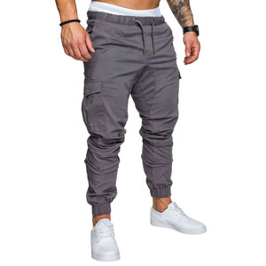Pantalones Cargo de Moda para Hombre, Corte Ajustado, Cómodos, Estilo Casual, Cintura Alta, Tela de Lona, Diseño Recto, en Oferta - Product Image 4