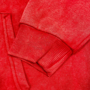 New Arrivals Boxy Fit <b>Vintage</b> Wash Hoodie Pullover Ribbed Cuff Drawstring Hoodies & Sweatshirts Custom Puff Print logo <b>Sweater</b> - Product Image 4