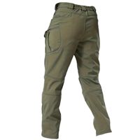 Uniforme Táctico de Guardia de Seguridad de Primera Calidad, Chaqueta y Pantalón Verde Oliva con Cierre Completo, Tejido Suave Impermeable para Hombre, Invierno