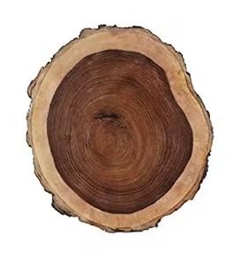 Dessous de verre écologique Dessous de verre en bois Plaques murales décoratives Finition naturelle Bois Art mural rustique - Product Image 3