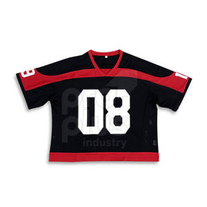 Maillot de lacrosse rétro pour hommes, chemise de sport classique, grande taille, respirant, manches courtes, séchage rapide, course à pied, athlétique, tee-shirt de plein air - Product Image 2