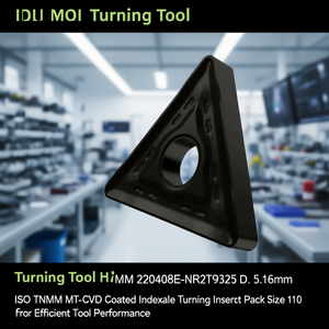 ISO TNMM 220408E-NR2T9325 D. 5.16mm MT-CVD Inserto de Torneado Indexable con Recubrimiento, Paquete de 10 para un Rendimiento Eficiente de la Herramienta - Product Image 3