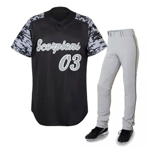 25 26 Uniforme de béisbol con diseño de etiqueta privada personalizado Uniforme de béisbol con logotipo personalizado Uniforme de béisbol para hombres superventas - Product Image 4