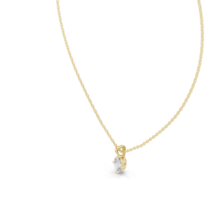 Collar de Diamantes CVD de 0.75 CT, Creados en Laboratorio, VVS-VS EF, Corte Redondo Clásico, Oro de 18K, 14K, Oro Rosa, Amarillo, Blanco, Joyería Fina de Lujo - Product Image 4