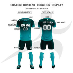 Real Thai Calidad AC Club Team Jerseys Jugador personalizado Fan Versión Barcelonaes Uniforme Fútbol Jersey - Product Image 3