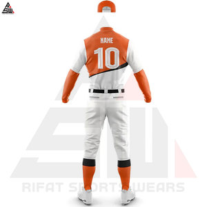 Nuevo último uniforme de Jersey de béisbol transpirable de secado rápido resistente hecho a medida Pakistán conjuntos 100% poliéster conjuntos de alta calidad - Product Image 4