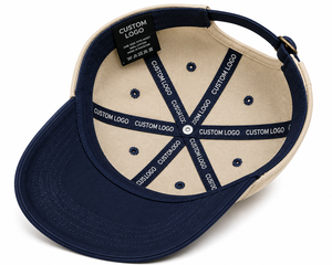 Casquette de baseball personnalisée avec logo, bicolore, brodée, à fermeture snapback, ajustable, pour équipe sportive - Product Image 5