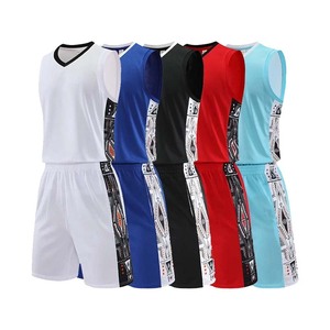 Ensemble de vêtements de sport pour hommes 2 pièces maillots de basket-ball de football imprimés pour l'entraînement physique Bsci combinaison de jogging athlétique - Product Image 1