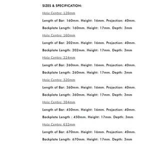 Poignée de barre d'armoire de meubles en laiton massif pour la maison cuisine bureau meubles quincaillerie porte tiroir armoire armoire poignée 2023 - Product Image 3
