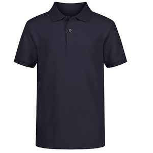 OEM Men's Polo for Shirt High Quality Breathable Eco-Friendly <b>Compressed</b> Polyester/Cotton Short Sleeve Front Heat-Transfer - Product Image 5
