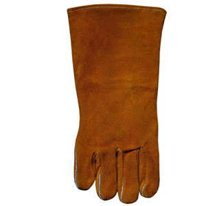 Precio de fábrica, guantes de cuero duraderos de alta calidad hechos a medida, soldadura larga, desgaste a alta temperatura - Product Image 4
