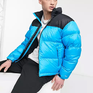 Vestes bouffantes imperméables pour hommes personnalisées à la mode Manteau en duvet de nylon Vestes d'hiver pour hommes Vente en gros - Product Image 5
