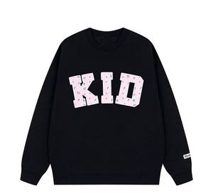 Sweat-shirt à capuche décontracté pour femme avec nouveau motif lettres, streetwear printemps-automne, anti-boulochage, logo frontal - Product Image 2