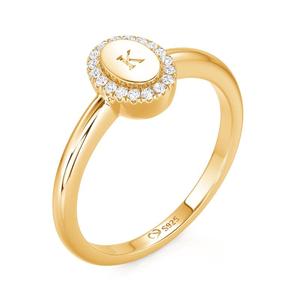 Jeulia Personalized Engraving <b>Initial</b> <b>Ring</b> for Everyday Fashion - Product Image 3