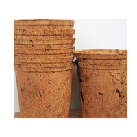 Pots de coco durables pour plantes biodégradables et écologiques