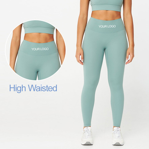 Women <b>Leggings</b> Set Yoga Gym Seamless Stacked Sports Workout Compression <b>Leggings</b> For Women - Product Image 1