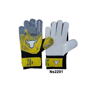 Meilleure vente gants de gardien de but d'entraînement pour enfants couleurs personnalisées en cuir PU antidérapant crochet boucle fermeture protection des doigts - Product Image 4