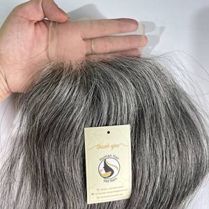 Perruque Lace Closure wig transparente lisse brésilienne — meetu, cheveux bruts, couleur naturelle, bon marché, bonne qualité, vente en gros - Product Image 5