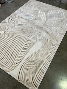 Alfombras Turcas Modernas de Polipropileno Tejidas a Máquina, Alfombras de Yute de Alta Calidad Resistentes a las Manchas, de Pelo Alto, Abstractas, para Dormitorio y Hogar - Product Image 2