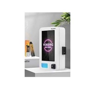 Máquina Expendedora de cigarrillos de verificación de edad pequeña inteligente montada en la pared totalmente automática personalizada DKM con sistema de pago con tarjeta de crédito - Product Image 3
