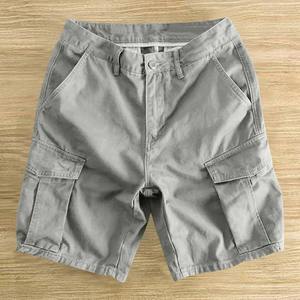 Shorts cargo pour hommes en toile, style streetwear, séchage rapide et respirant, tendance rétro, coupe ample, été 2025, MS-SH-1442 - Product Image 6