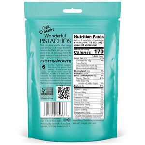 Wonderful Pistachios No Shells, Sea Salt & Vinegar <b>Nuts</b>, 5.5 Ounce Resealable Bag - Product Image 4