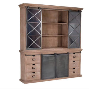 Meubles de bureau modernes de haute qualité, armoire de rangement multifonctionnelle en bois de manguier massif et durable, armoire de rangement pour vêtements - Product Image 1