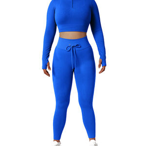 Leggings 100% coton haute performance pour femmes Tissu tricoté extensible doux Logo de taille personnalisable Direct OEM/ODM Usine - Product Image 2