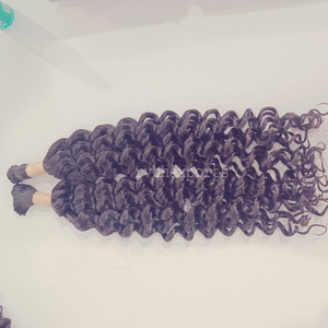 Cheveux humains indiens de qualité supérieure 30 pouces 1kg sans trame en vrac de cheveux humains bruts - Product Image 2