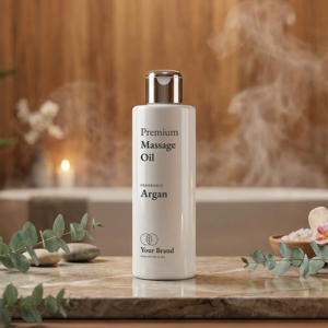 Huile de massage raffermissante anti-âge à la vitamine C, au parfum d'argan doux, pour tous types de peaux, taille personnalisable, fabrication OEM ODM, marque privée - Product Image 3