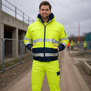 Chaqueta de Alta Visibilidad PLANAM Amarilla/Azul para Equipo de Seguridad y Supervivencia - Product Image 3