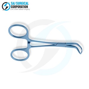 Pinzas Manuales de Alta Calidad para Toallas, Herramienta Quirúrgica de Acero Inoxidable Duradero, Certificación CE para Uso Médico, Dental y Veterinario, Precisión - Product Image 2