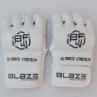 Gants de grappling MMA protégés contre le pouce pour l'entraînement au combat UFC Glove 4oz