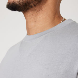 Camisetas de media manga regulares ajustadas con logotipo personalizado para hombre, ropa de calle informal de alta calidad para hombre - Product Image 5