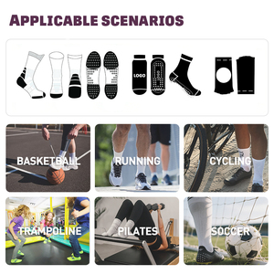 Calcetines Deportivos de Tobillo para Hombre con Logotipo Personalizado, Transpirables, de Alta Calidad, Elásticos, con Reducción de Fricción - Product Image 5