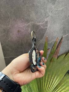 LLavero de cuero recién llegado a mano, llaveros de cuero de vaca Real, llavero elegante, llavero elegante de gran oferta - Product Image 3