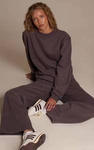 Nueva Sudadera con Capucha para Mujer, Color Gris Carbón, Suave al Tacto, 100% Algodón, Forrada, Transpirable, para Invierno, Gimnasio, con Mangas Largas - Product Image 4