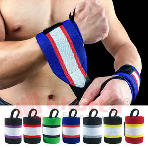 Bandes de poignet pour la musculation, design de logo personnalisé, été, 100% coton, respirantes, entraînement en salle de sport, réglables, douces, BHUTTA ENTERPRISES - Product Image 5