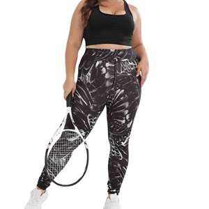 Mallas de mujer hechas a medida Sublimación Medias de yoga Ropa deportiva transpirable Suministro OEM - Product Image 4