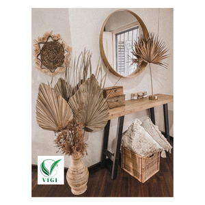 Ventilateurs à main en bambou pour la décoration intérieure Art mural en feuille de palmier - Product Image 6